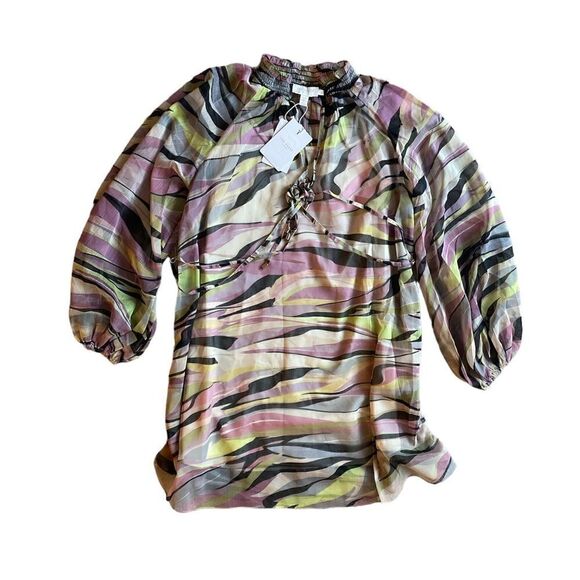 TED BAKER Zeenaa Blouson Sleeve Mini Dress Size 0 - US 00 - Picture 8 of 10